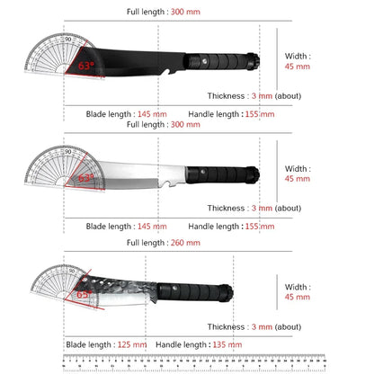 Handmade Forged Butcher Boning Knife – Stainless Steel Meat Cleaver with Plastic Handle