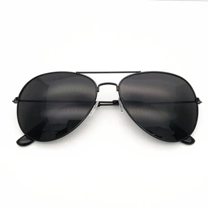 MOONBIFFY Pilot Round Sunglasses – Gradient Mirror UV400 for Men & Women