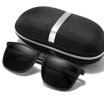 Men's Polarized Sports Sunglasses – UV400 Mirror Square Fishing Eyewear