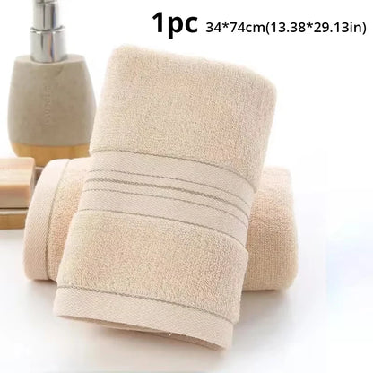 1 Pc Thickened Absorbent Bath Towel Soft Face Towel for Home - BeeTrendyShop.COM