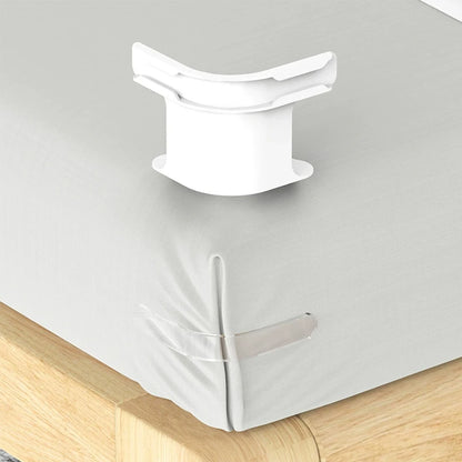 Universal Invisible Bed Sheet Corner Tightener Clips – Heavy-Duty Mattress Strap Sheet Slot Locks