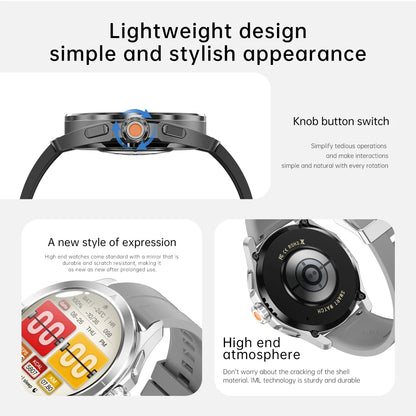 S4 Ultra Outdoor Sport Smartwatch – AMOLED HD, NFC, GPS, Heart Rate, Bluetooth Call