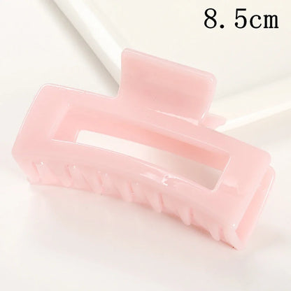 Korean Large Plastic Hair Claw Clip – Fashion Crab Barrette for Women & Girls