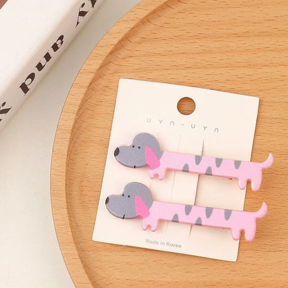Kawaii Cartoon Hair Side Clips – Cute Claw Hairpin for Girls, Women & Kids (2Pcs)