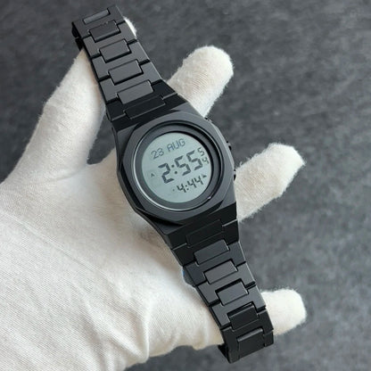 Muslim Digital Watch – Qibla Direction, Hajj Time Reminder, Waterproof, Luxury Fashion Men's