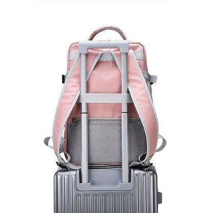 Large Capacity Fashionable Travel Backpack – Stylish & Spacious for Women & Men
