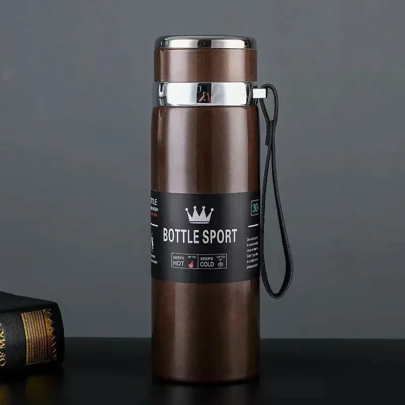 1L Stainless Steel Thermal Water Bottle – Vacuum Flask Thermos for Coffee, Tea & Water