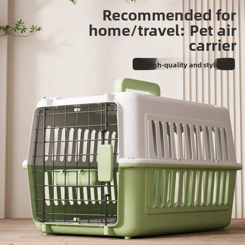 Portable Pet Travel Carrier Cage – Cats & Small Dogs (44×31×27cm)