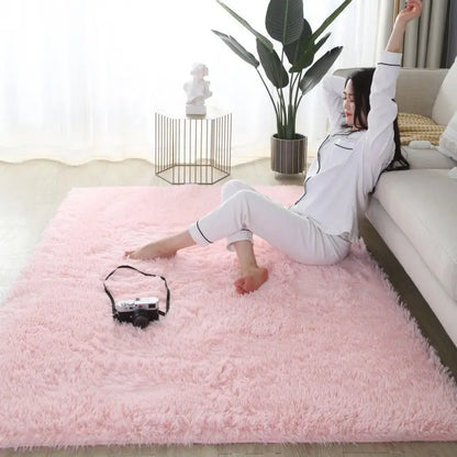Fluffy Large Carpet Living Room Plush Lounge Rug in The Bedroom Floor Mat Soft Velvet Carpets For Children Kids Decoration  ﻿ - BeeTrendyShop.COM