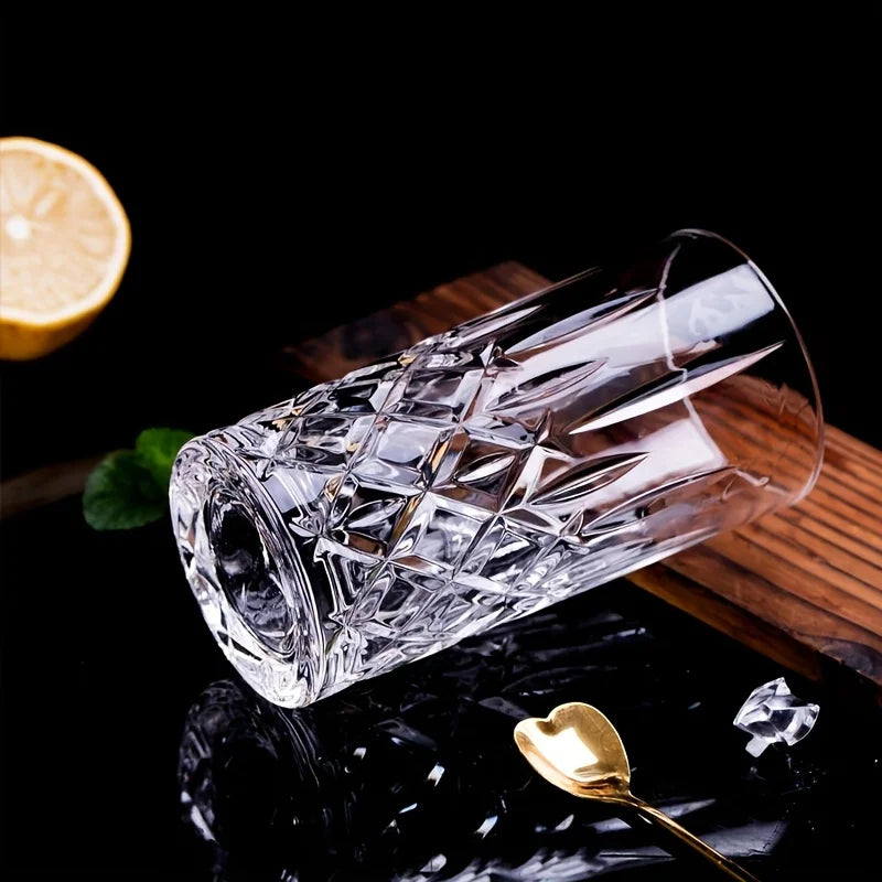 423ML Stemware Glass Cup – Elegant Drinking Glass for Water Beer Soda Party