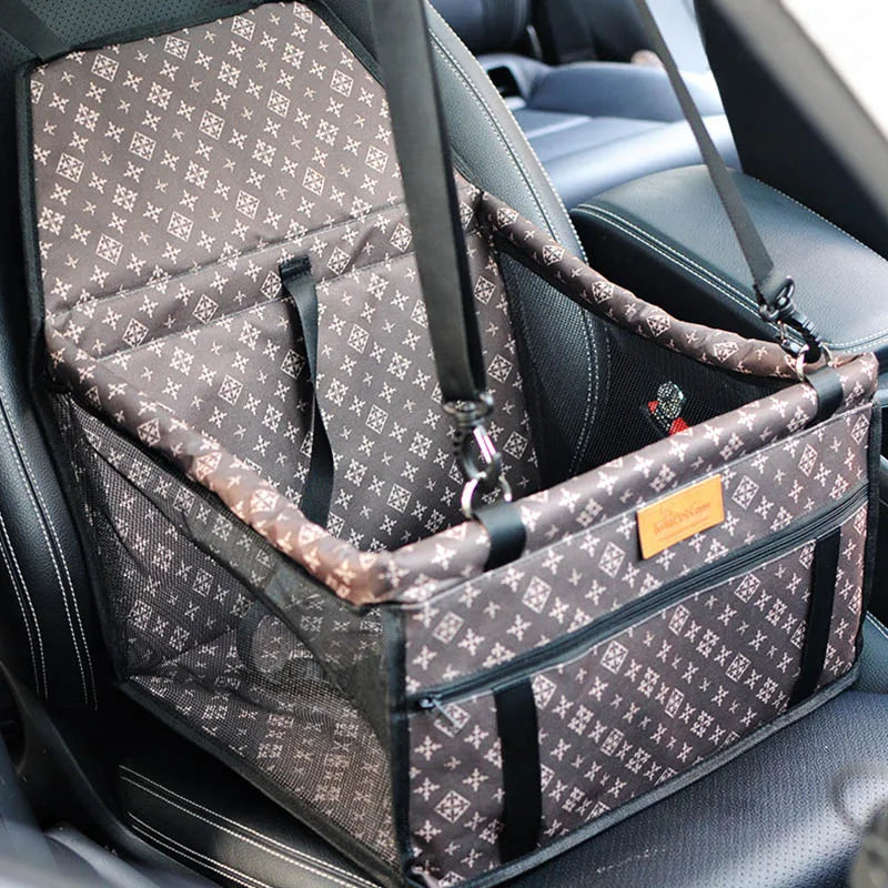 Dog Car Seat Hammock Carrier – Foldable, Breathable, Fits All Breeds