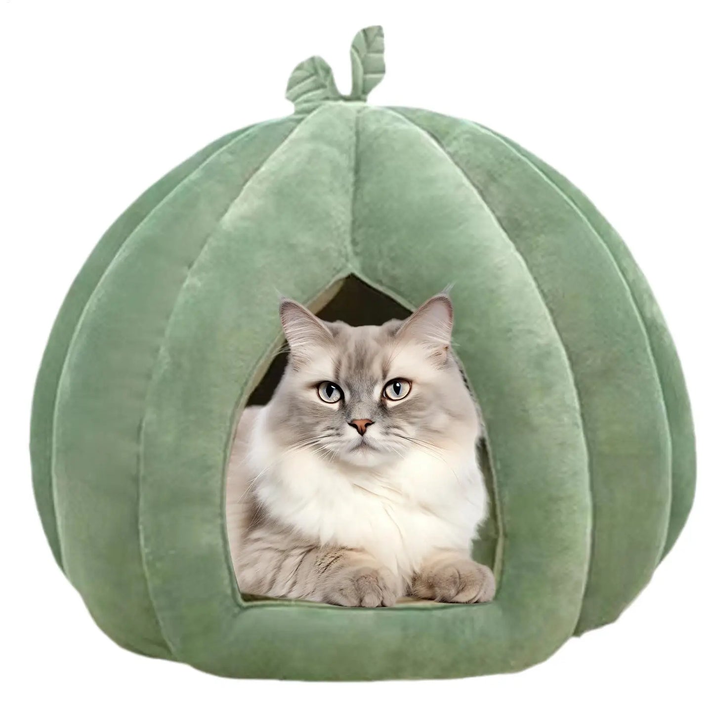 Cozy Winter Plush Pet Bed - Round Bed for Medium-Large Dogs & Cats