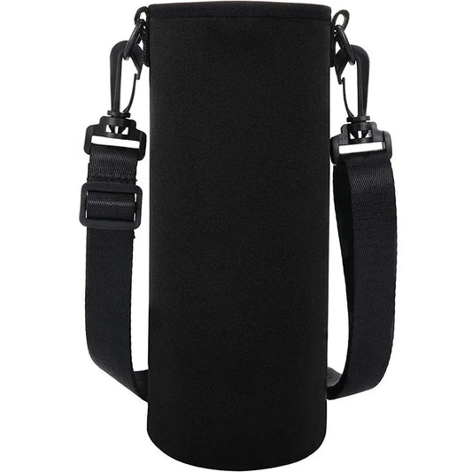 Neoprene Water Bottle Holder Bag 750ML/1000ML/1500ML – Insulated Pouch with Adjustable Strap