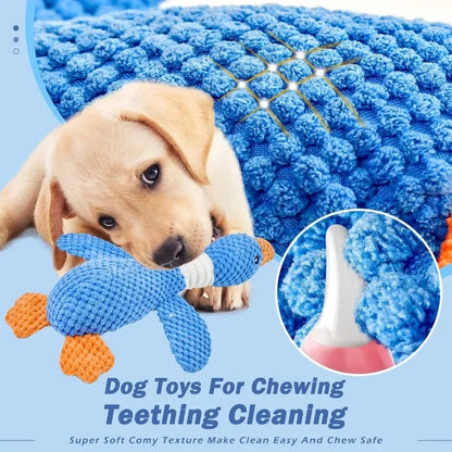 Goose Plush Squeaky Dog Toy – Bite-Resistant Chew Toy for Dogs & Cats