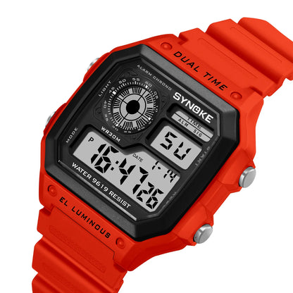 SYNOKE Multifunctional Digital Sport Watch Men Camouflage Waterproof Mens Wristwatches Fashion Retro Male Watches reloj hombre - BeeTrendyShop.COM