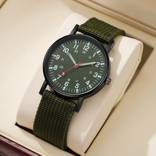 Men Watches Casual Nylon Band Sports Watch Anlog Quartz Military Wristwatches Relogio Masculino Reloj Hombre