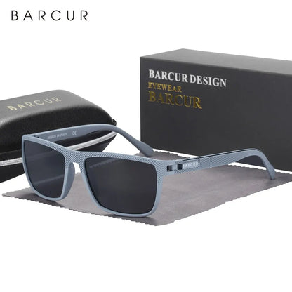 BARCUR TR90 Sports Sunglasses – Polarized Lightweight UV400 for Men