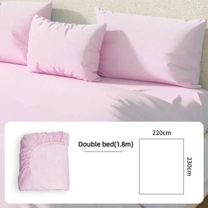 Disposable Non-Woven Fitted Sheet with Elastic Bands – Non-Slip Single & Double Bed Mattress Cover