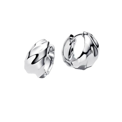 925 Sterling Silver Sparkling Hoop Earrings – Moon Pearl Heart Crystal Jewelry for Women