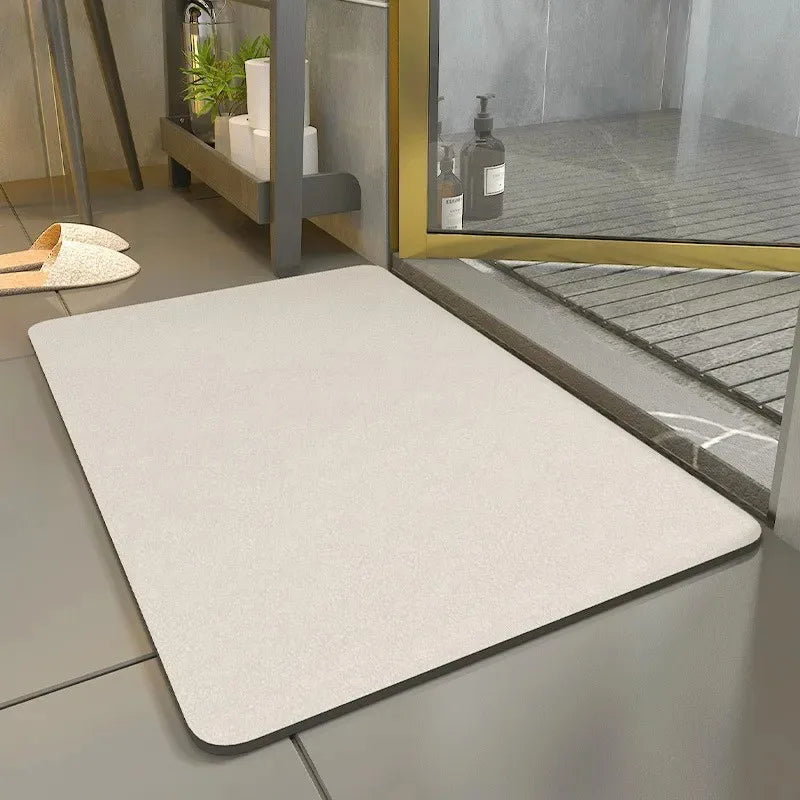 Diatom Bath Mat – Non-Slip Super Absorbent Quick-Dry Bathroom Rug | Nordic Minimalist Design 30x40cm