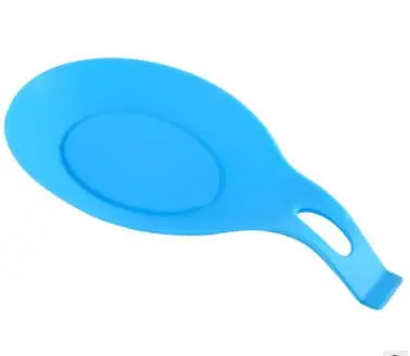 Silicone Spoon Holder Rest Pad – Heat Resistant Kitchen Utensil & Spatula Tray Insulation Mat