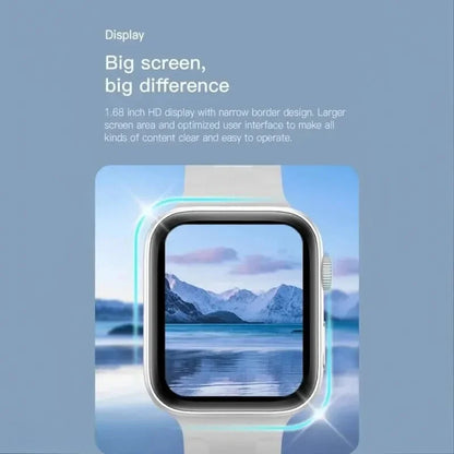 Smartwatch 1.73" – Bluetooth Call, Blood Oxygen & Blood Pressure Monitor for Men & Women