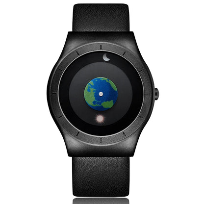 Minimalist Unisex Watch for Men Women Couple Simple Style Unique Dial Quartz Wristwatch Male Female Unique Pointer Wrist Clock - BeeTrendyShop.COM