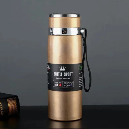 1L Stainless Steel Thermal Water Bottle – Vacuum Flask Thermos for Coffee, Tea & Water