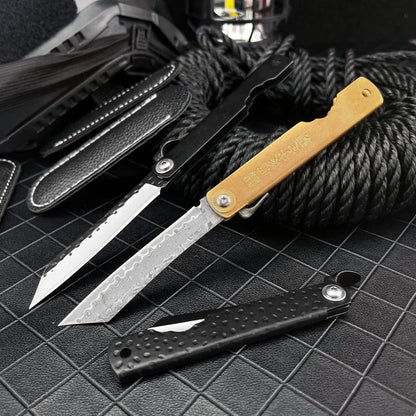Higonokami Japanese Forged Steel Folding Knife – Outdoor Pocket Survival & EDC Tool