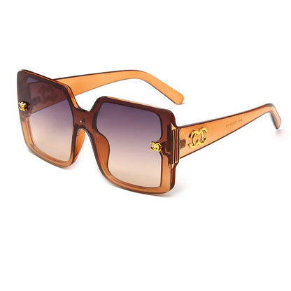 MERCELYN Luxury Glamour Sunglasses – UV400 Oversized Square Designer Style