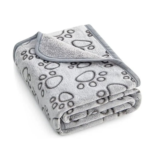 Cozy Fleece Pet Blanket - Soft Sleeping Mat for Dogs & Cats