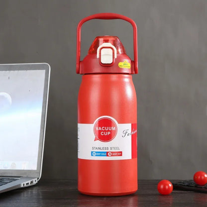 1500ML Stainless Steel Thermo Bottle – Large Capacity Portable Thermal Tumbler