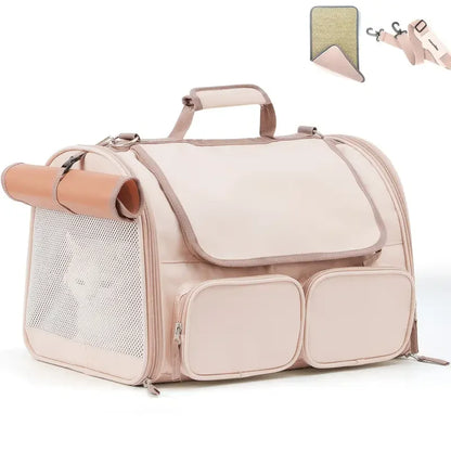 Airline Approved Pet Carrier Bag – Soft-Sided Backpack for Cats & Small Dogs