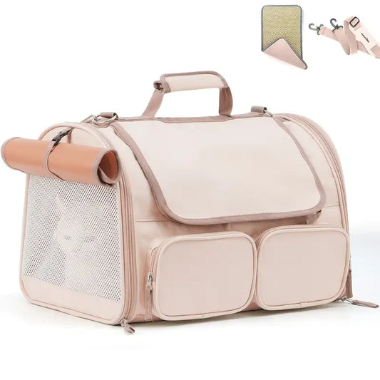 Airline Approved Pet Carrier Bag – Soft-Sided Backpack for Cats & Small Dogs
