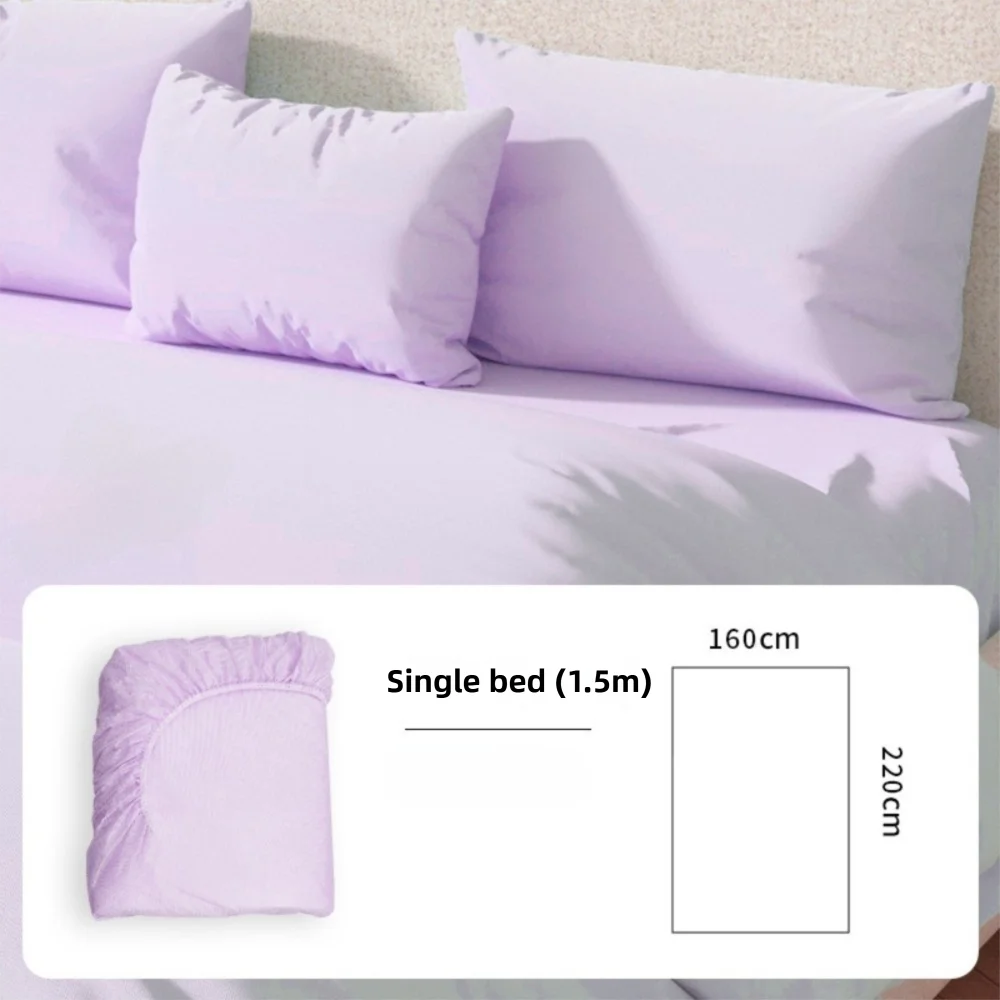 Disposable Non-Woven Fitted Sheet with Elastic Bands – Non-Slip Single & Double Bed Mattress Cover