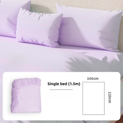 Disposable Non-Woven Fitted Sheet with Elastic Bands – Non-Slip Single & Double Bed Mattress Cover