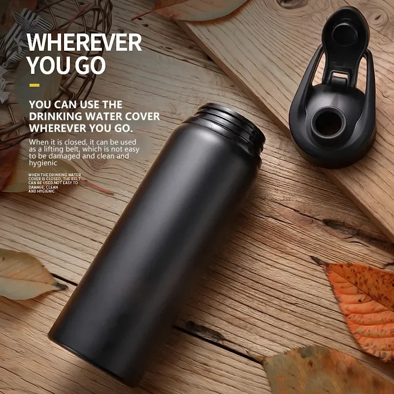 Metal Aluminum Water Bottle 700ml – Leakproof Reusable Sports Bottle for Cycling, Hiking & Gym