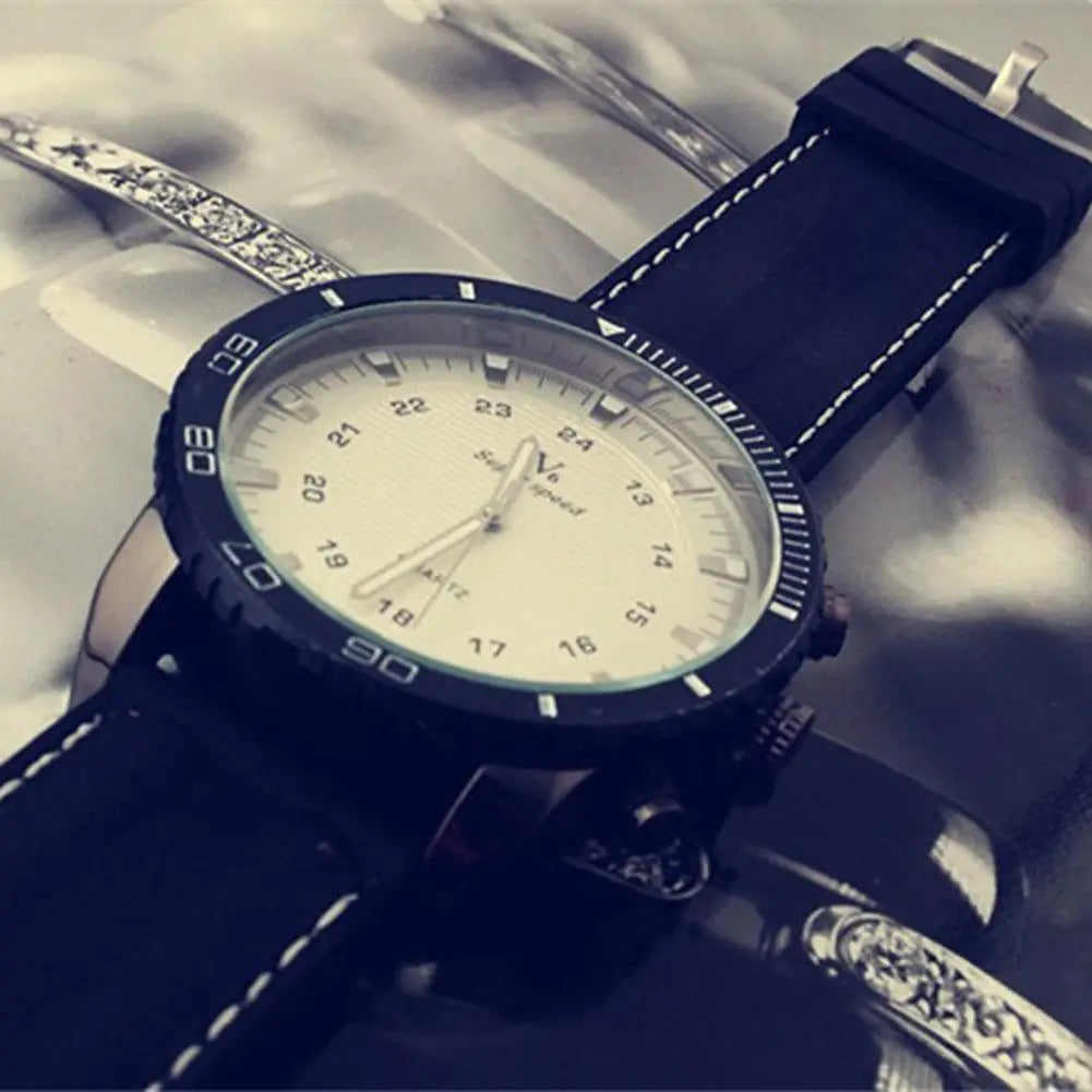 Times Unisex Women Men Wristwatch Sports Watches Outdoor Fashion Quartz Watch Large Round Dial Wristwatch - BeeTrendyShop.COM