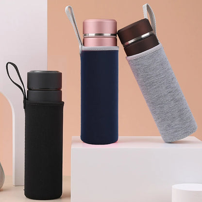 Portable Insulated Cup Sleeve – Fabric Drink Sleeve for Hot & Cold Beverages