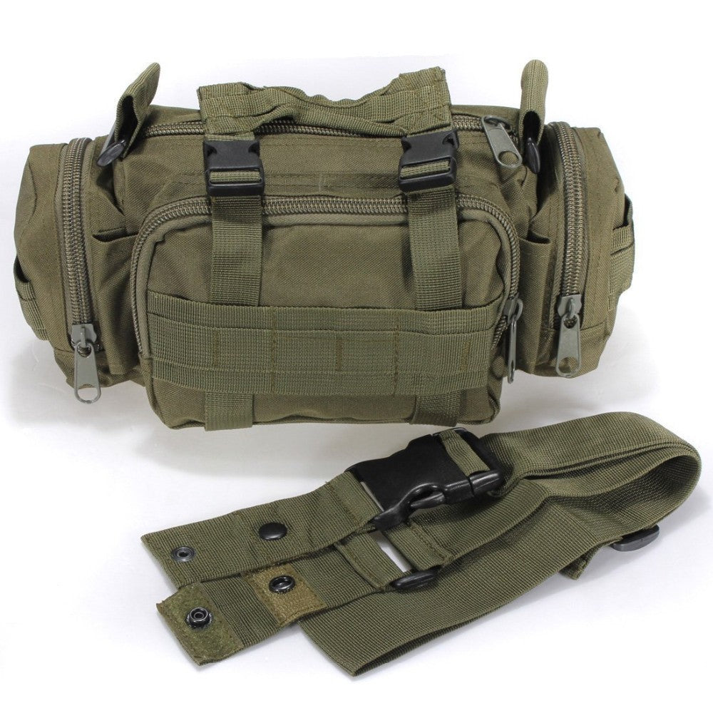 Waist Fanny Pack for Men Waterproof Cross-body Shoulder Sling Bag for Hiking Outdoor Climbing Fishing Camping