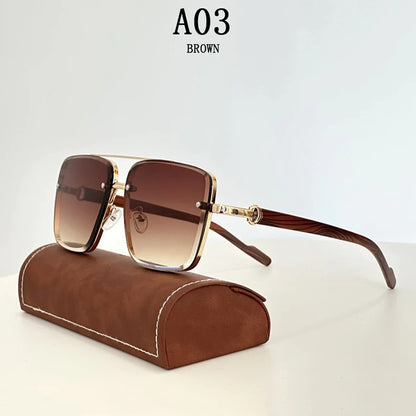Luxury Vintage Steampunk Sunglasses – Wood Frame Polarized Photochromic Lenses