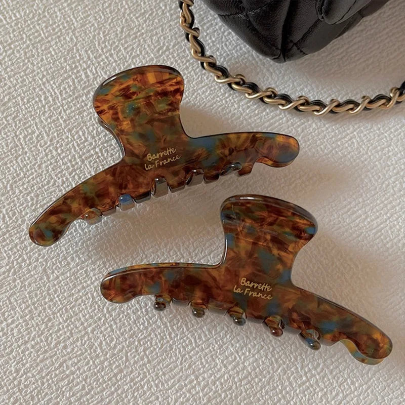 Acetate Leopard Hair Claw Clip – Chic Barrette for Women & Girls