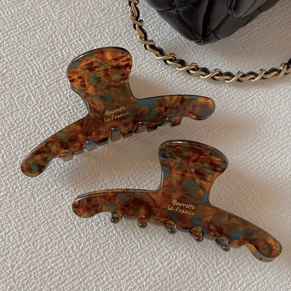 Acetate Leopard Hair Claw Clip – Chic Barrette for Women & Girls
