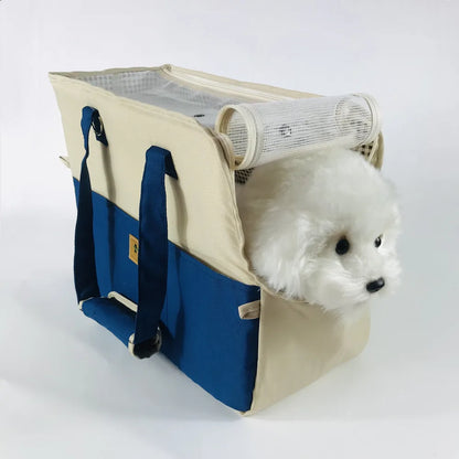 Pet Carrier Shoulder Bag for Cats & Small Dogs – Breathable Travel Bag