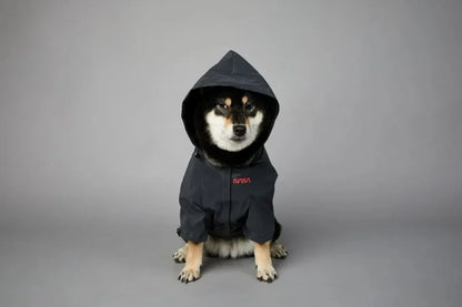 Reflective Space Suit Dog Raincoat - Waterproof Hoodie for All Sizes - BeeTrendyShop.COM