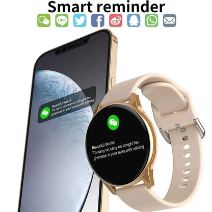 LIGE Smartwatch – Wireless Charging, Bluetooth Calls, Custom Watch Face, Fitness Tracker with Box