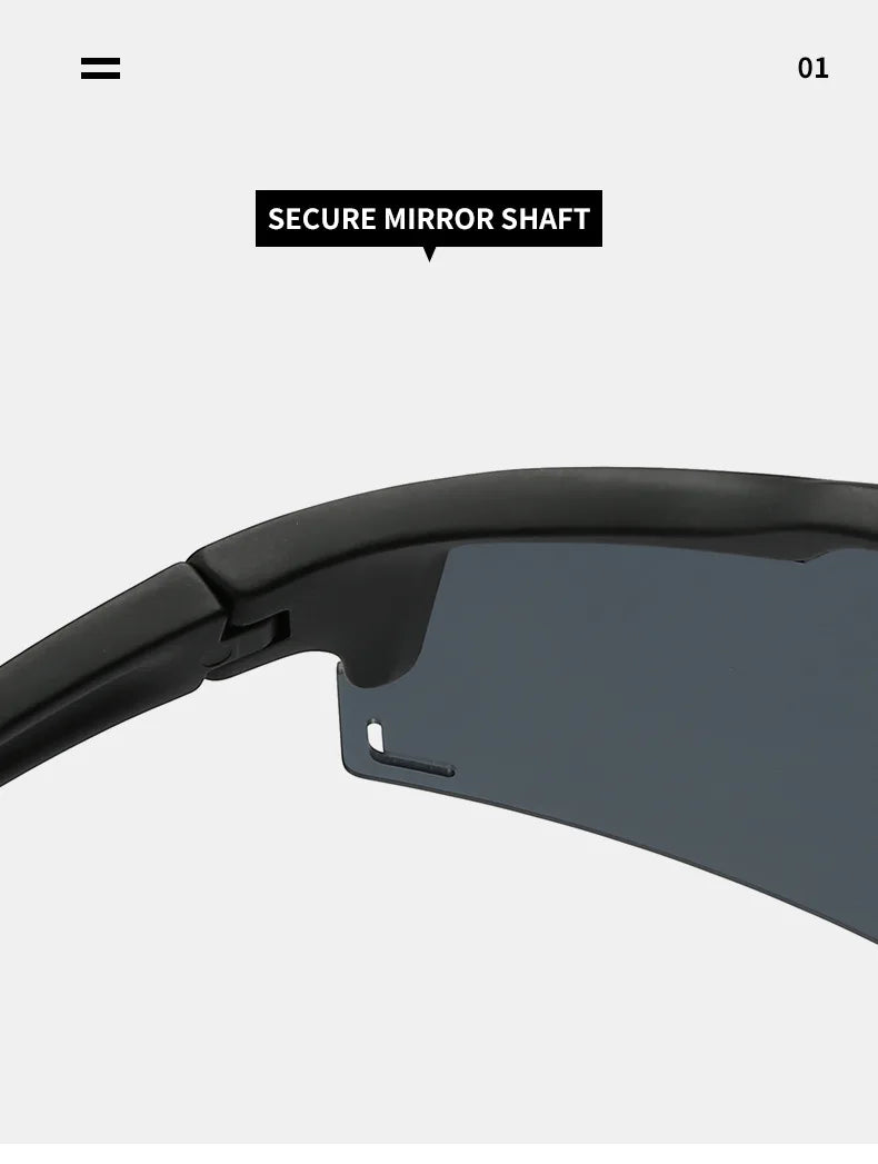 Gifansee Sport Cycling Sunglasses – UV400 Mirror Gradient for Hiking, Golf & Baseball