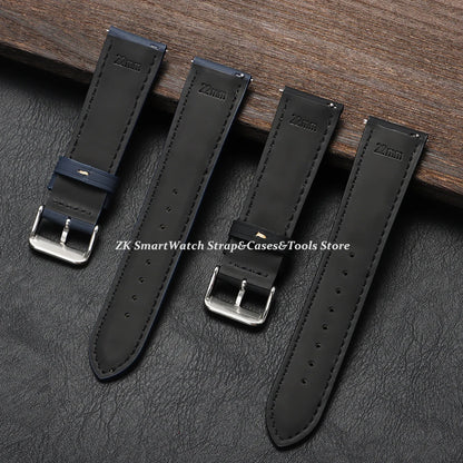 Quick Release Watch Band for Men Women Watchband Retro Cowhide Watch Strap Replacement Belt 18mm 20mm 22mm Vintage Brown Straps - BeeTrendyShop.COM