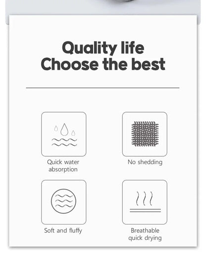 1 Pc Thickened Absorbent Bath Towel Soft Face Towel for Home - BeeTrendyShop.COM