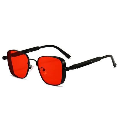 Shatar Polarized Metal Sunglasses – High-End UV400 Punk Fashion for Men